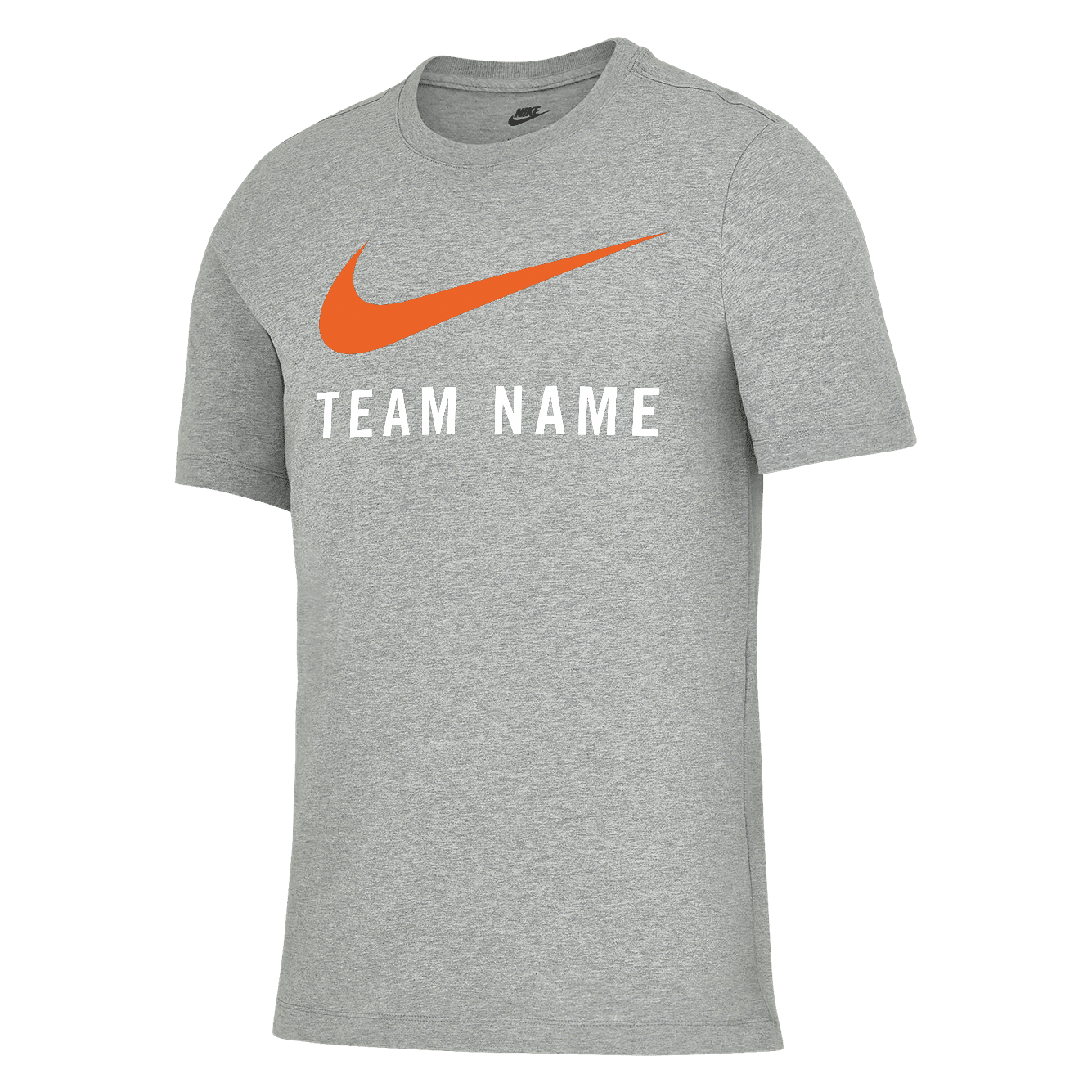 Mens Short Sleeve Cotton Tee - Dark Grey