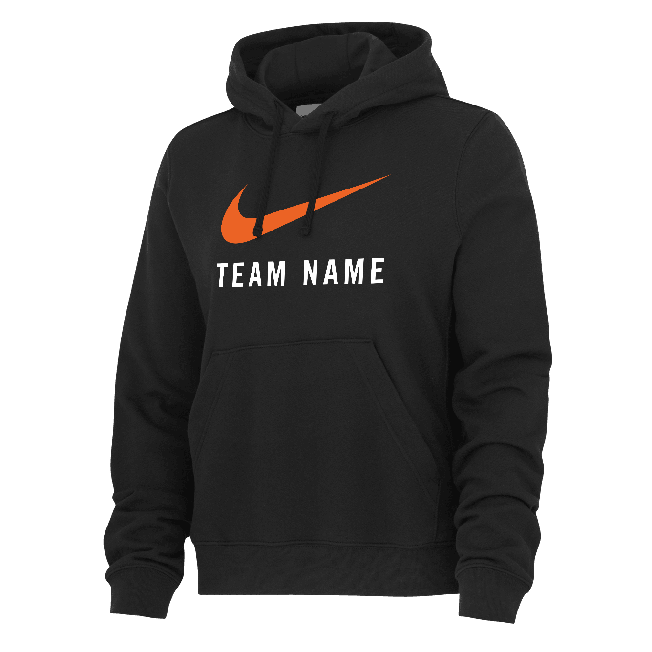 Womens Club Pull Over Hoodie- Black