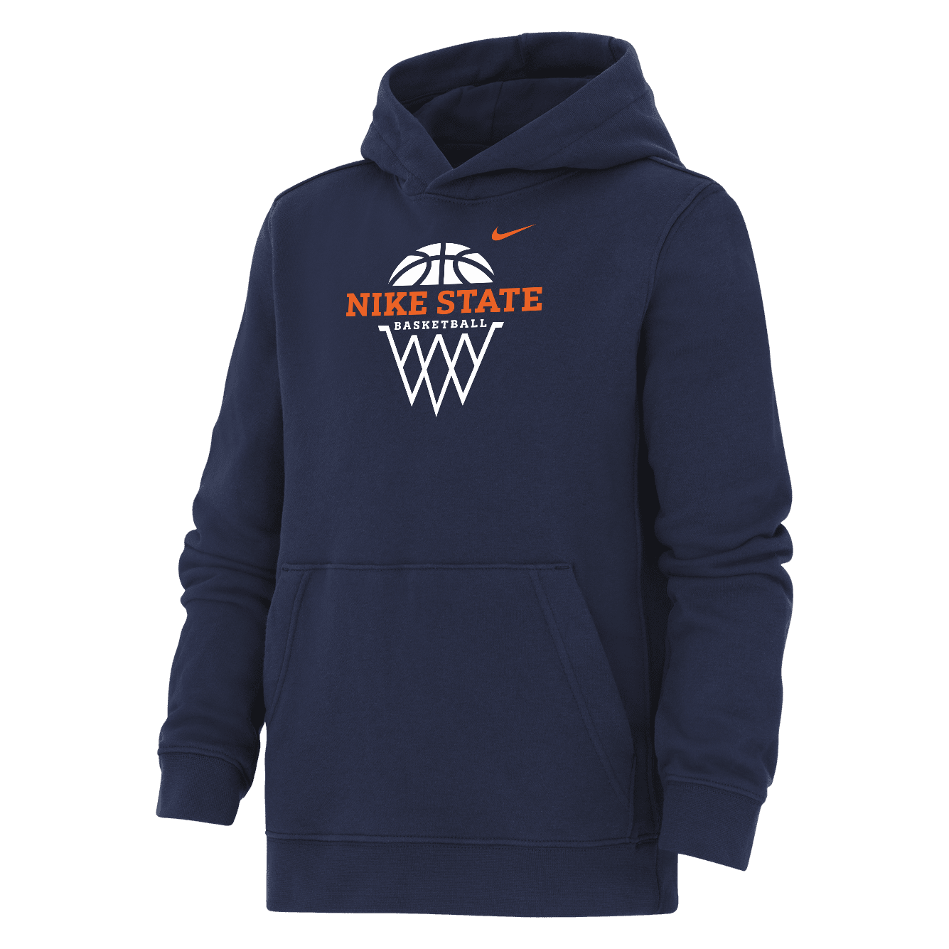 Youth Club Pull Over Hoodie- Obsidian