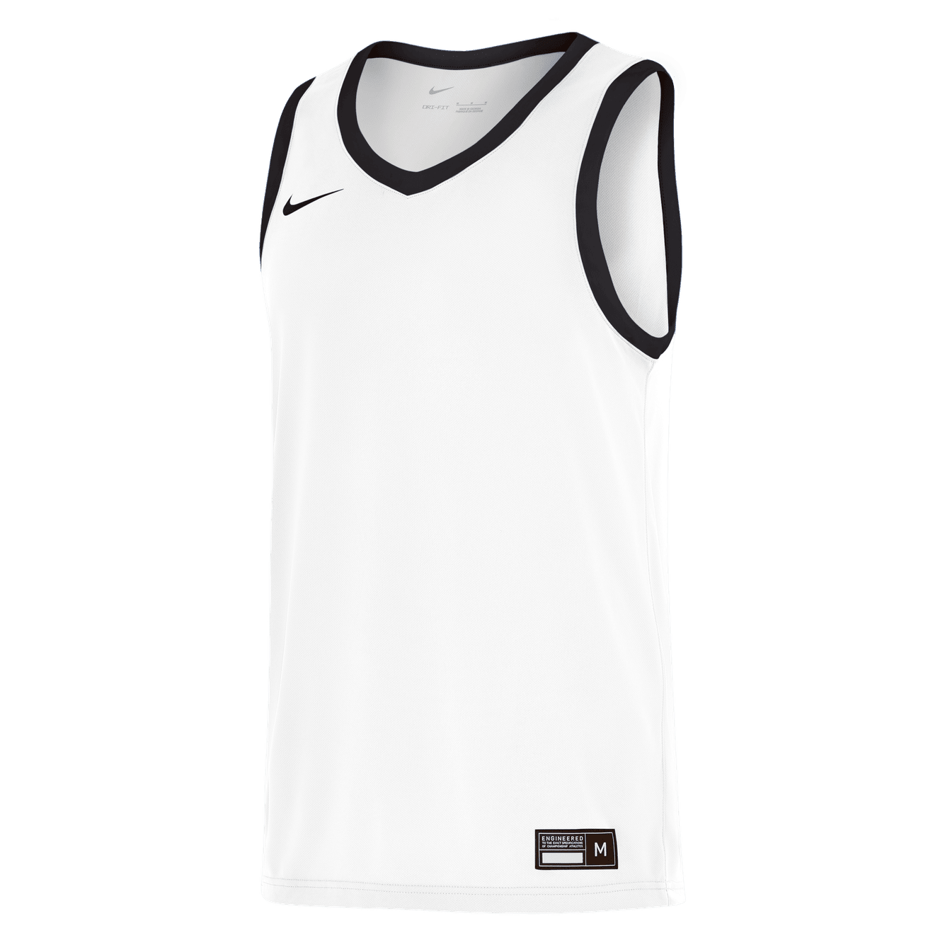 Mens Team25 Basketball Stock Jersey - White