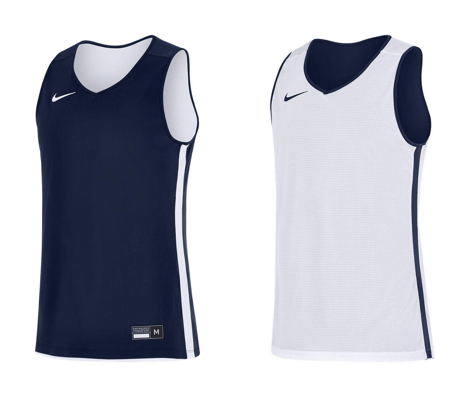 Mens Team25 Basketball Stock Reversible Jersey - Obsidian