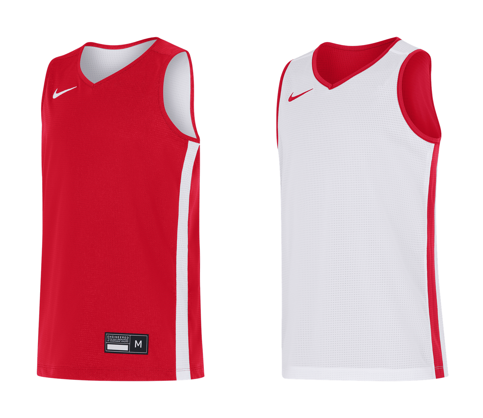 Youth Team25 Basketball Stock Reversible Jersey - University Red