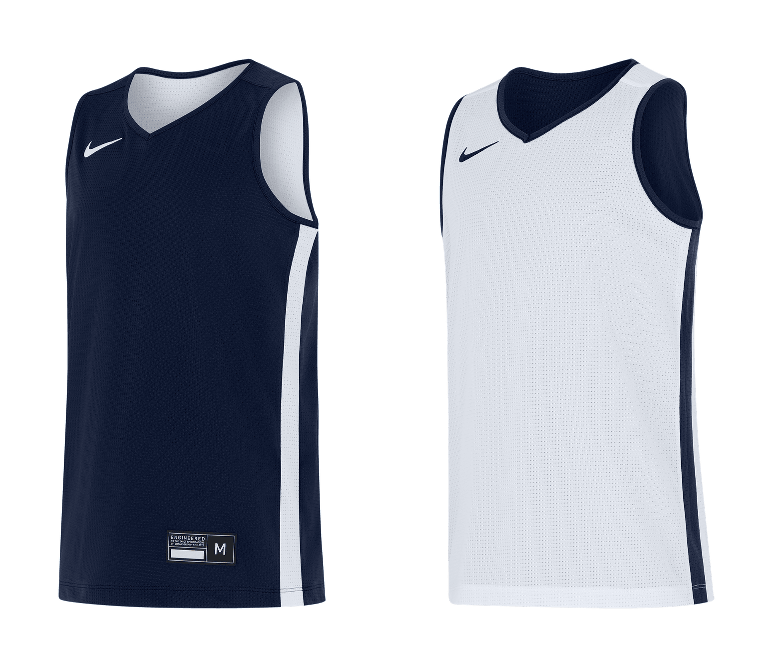 Team25 Maillot de Basketball Réversible - Jeune - Bleu marine