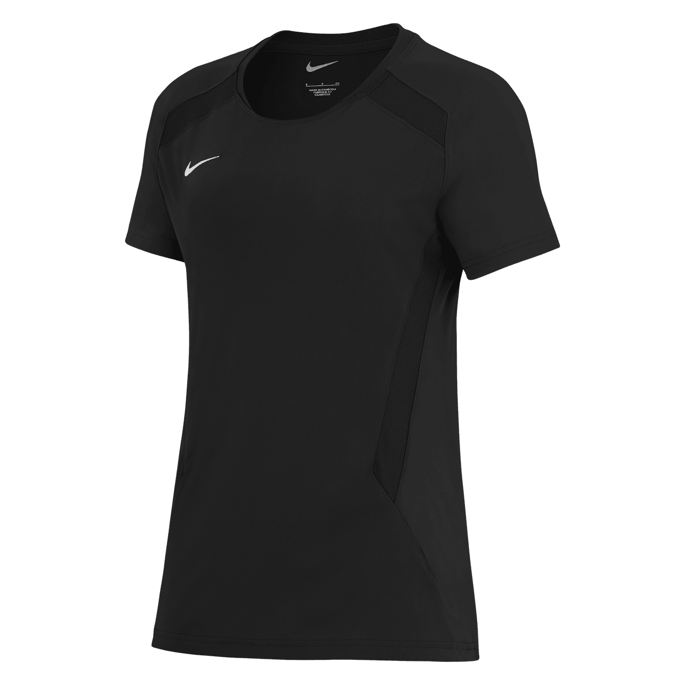 Womens Nike Training Top Short Sleeve - Black