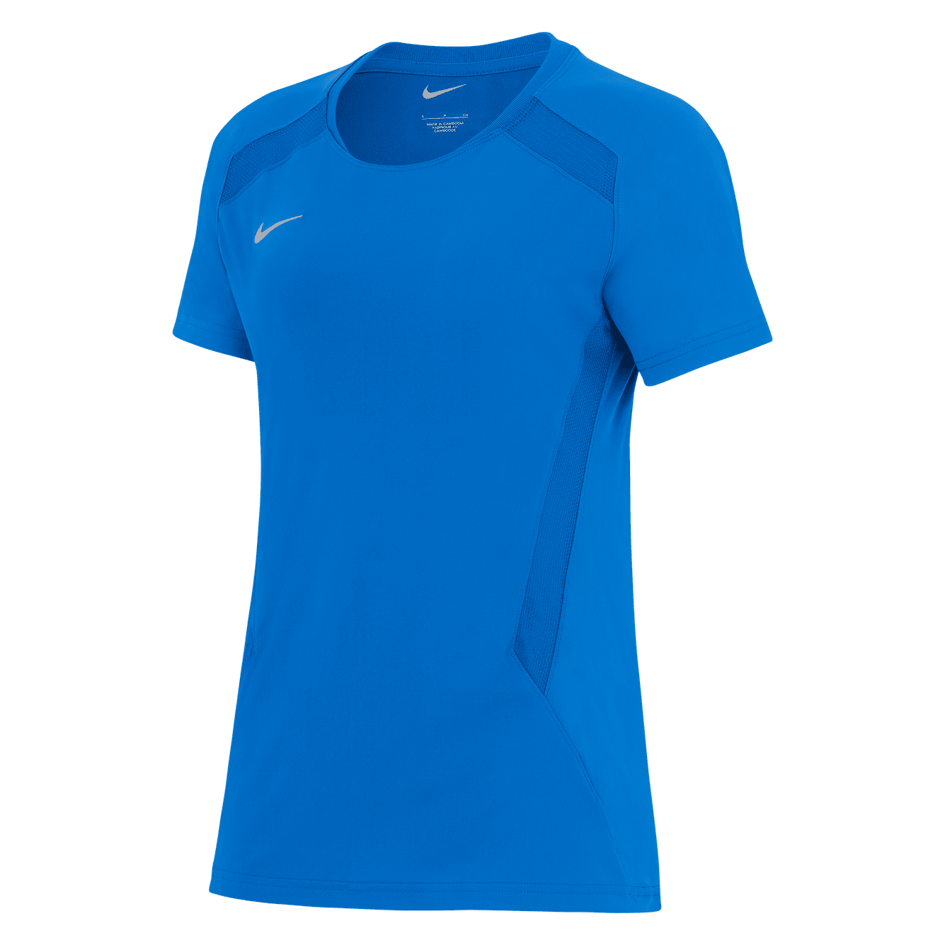 Womens Nike Training Top Short Sleeve - Royal Blue