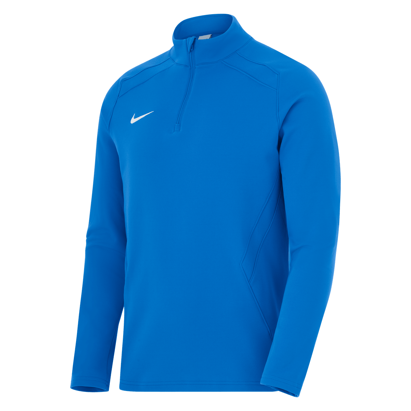 Maglia da Fitness con zip a 1/4 - Uomo - Blu