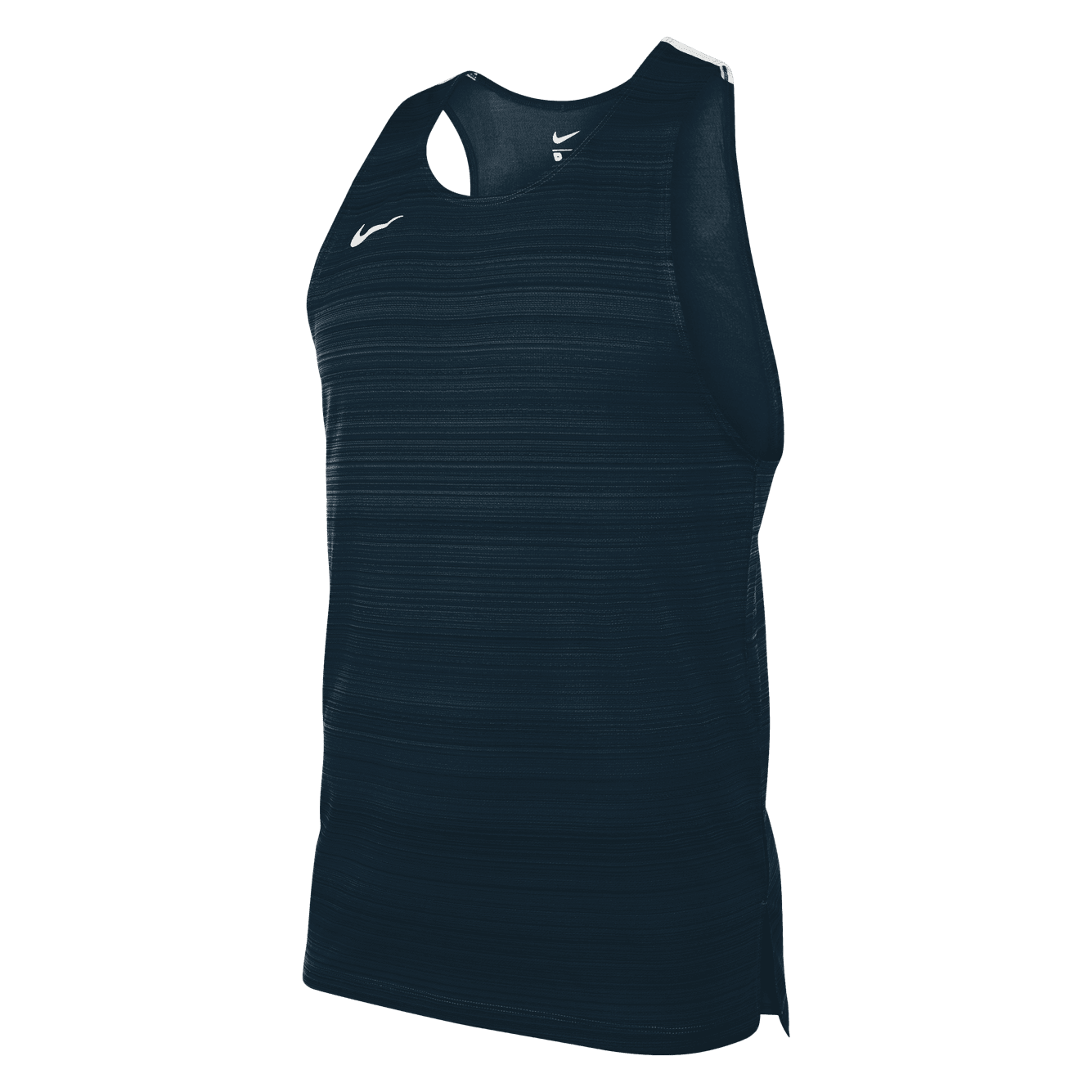 Mens Dry Miler Singlet - Obsidian