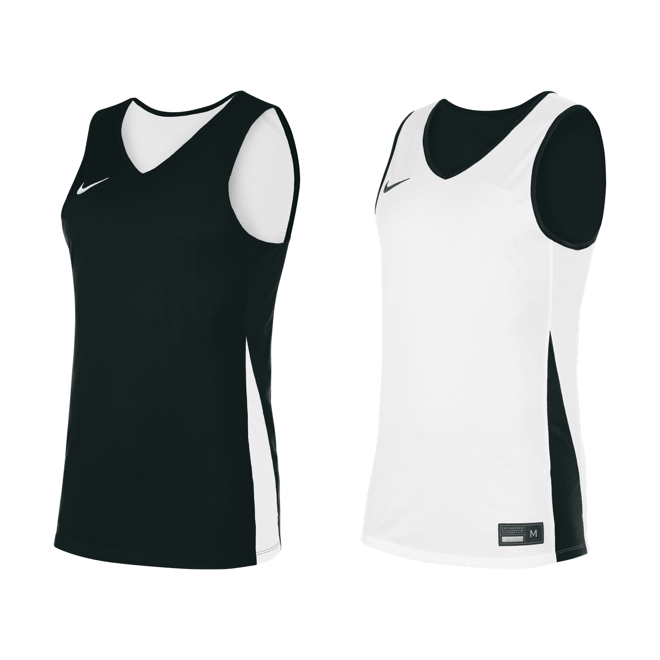 Maglia da Basket reversibile - Ragazzo/a - Nero/Bianco