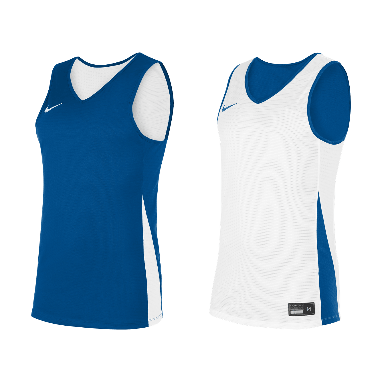 Mens Basketball Reversible Jersey - Royal Blue / White